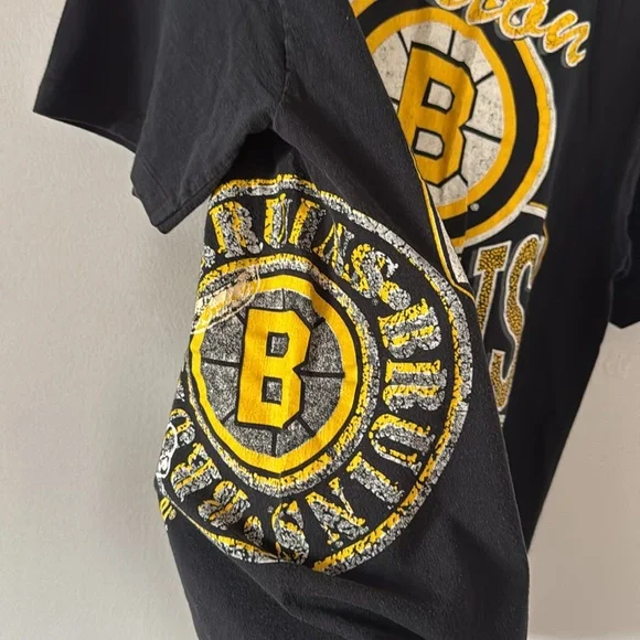 Vintage Boston Bruins T-Shirt / Medium / 1992 / AOP Wraparound Design / NHL - Picture 9 of 10